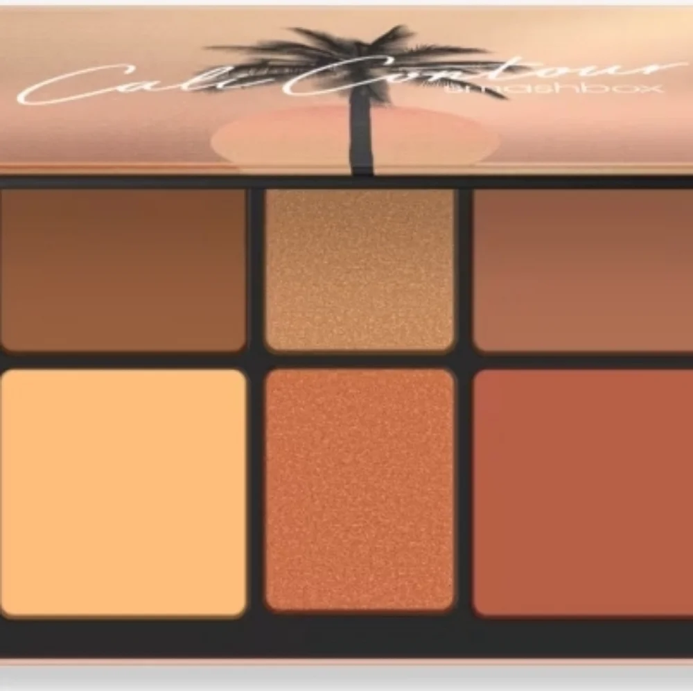 SmashboxCali Contour Blush Highlighter& Bronzer Face Palette Medium/Dar
